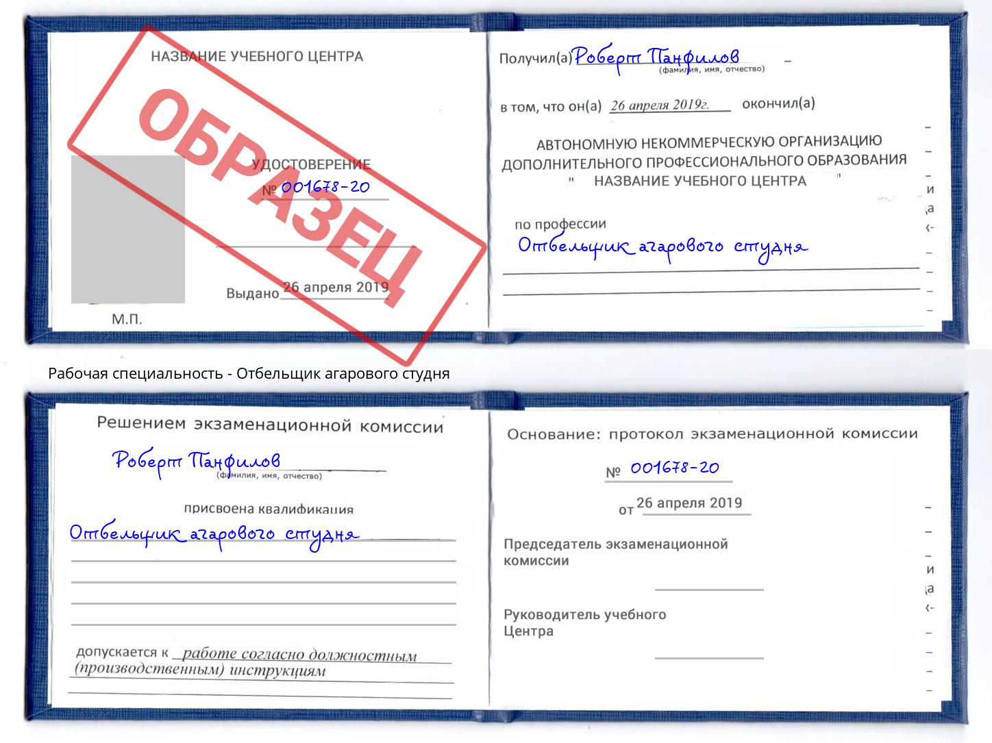 Отбельщик агарового студня Белореченск